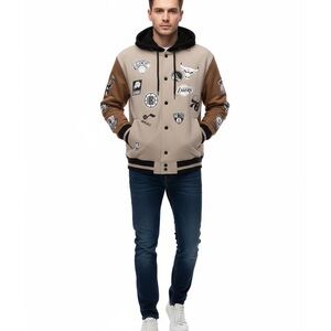 Men's Hollister NBA Snapfront Hoodie, S